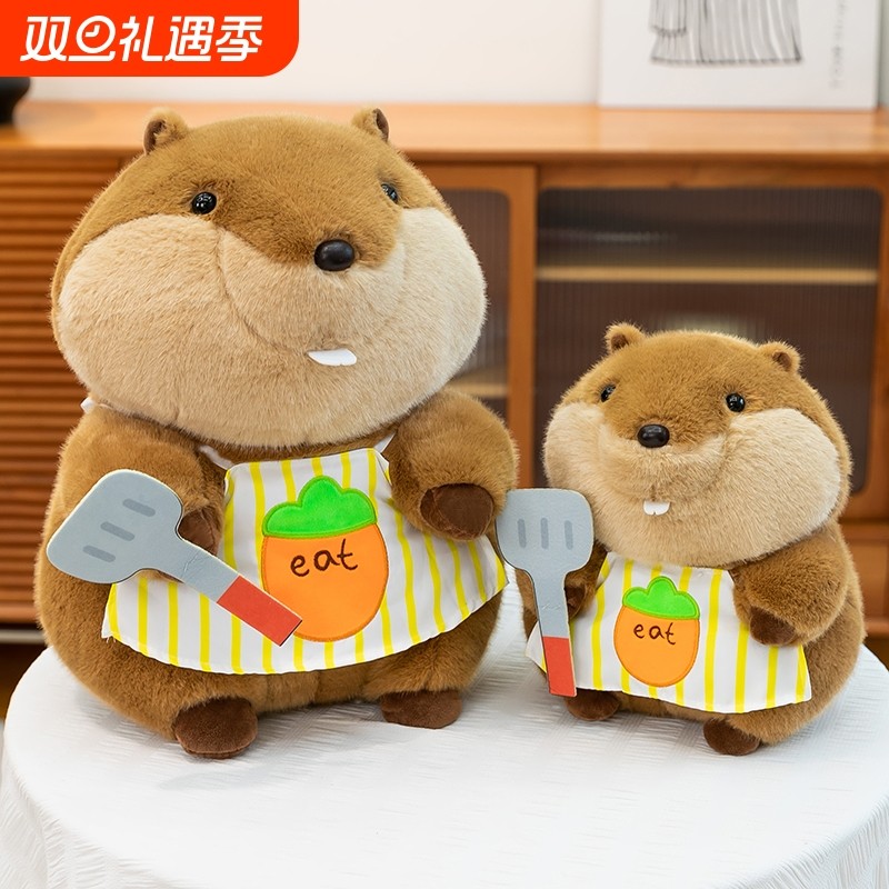 吃货土拨鼠玩偶毛绒玩具玩偶娃娃