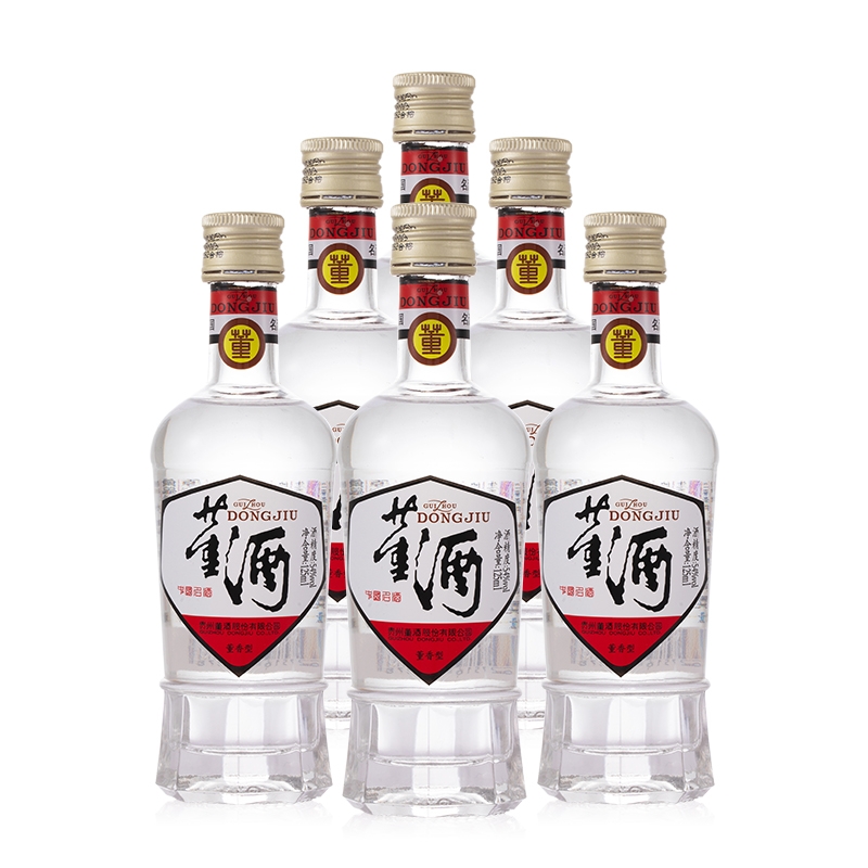 【经典复刻】董酒白标小酒54度125ml*6瓶董香光瓶小酒版