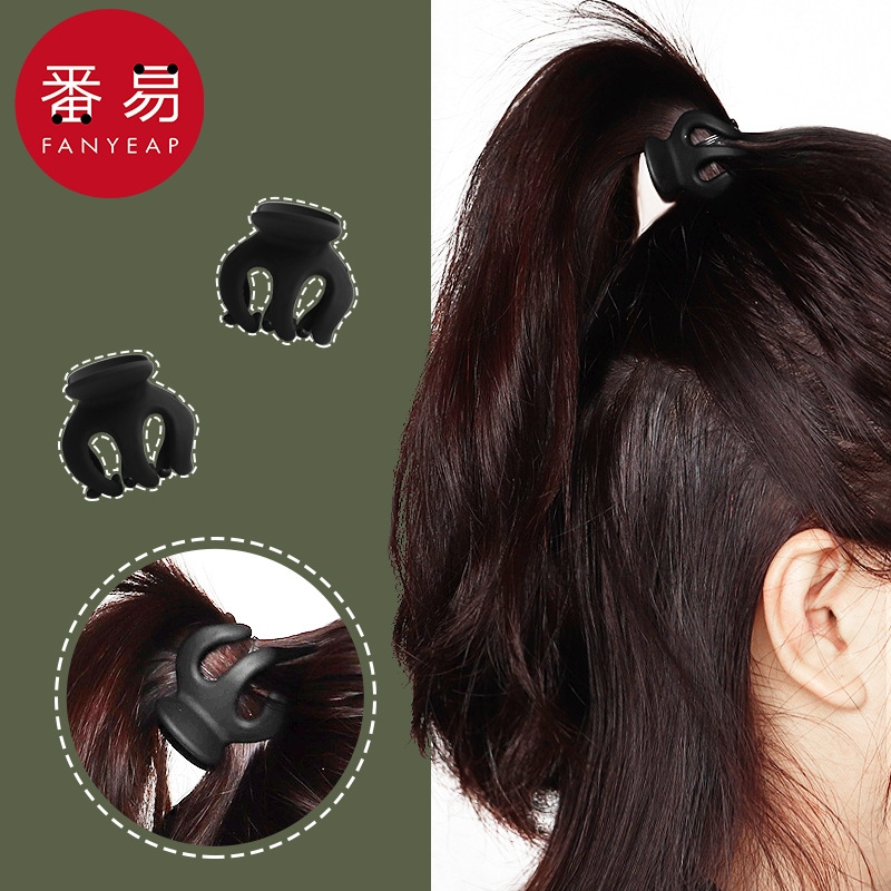 抓夹/高马尾AA1sl001-发夹头饰大号固定防塌扎丸子头简约黑色