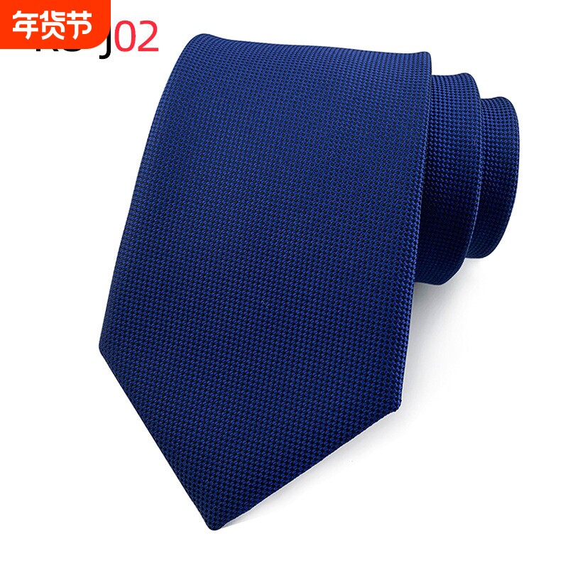 男士领带红色婚庆纯色手打领带正装商务新郎伴郎涤纶丝面料批发