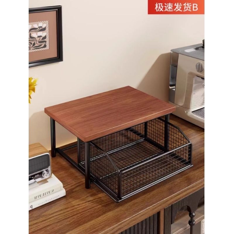 杯架桌面杯子收纳架咖啡杯陈列架多层抽屉式水杯置物架台面双层,厨房/烹饪用具,微波炉置物架,淘宝优惠券,粉丝福利购,淘宝优惠卷