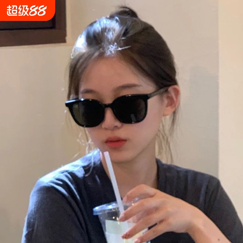网红同款黑框潮流墨镜