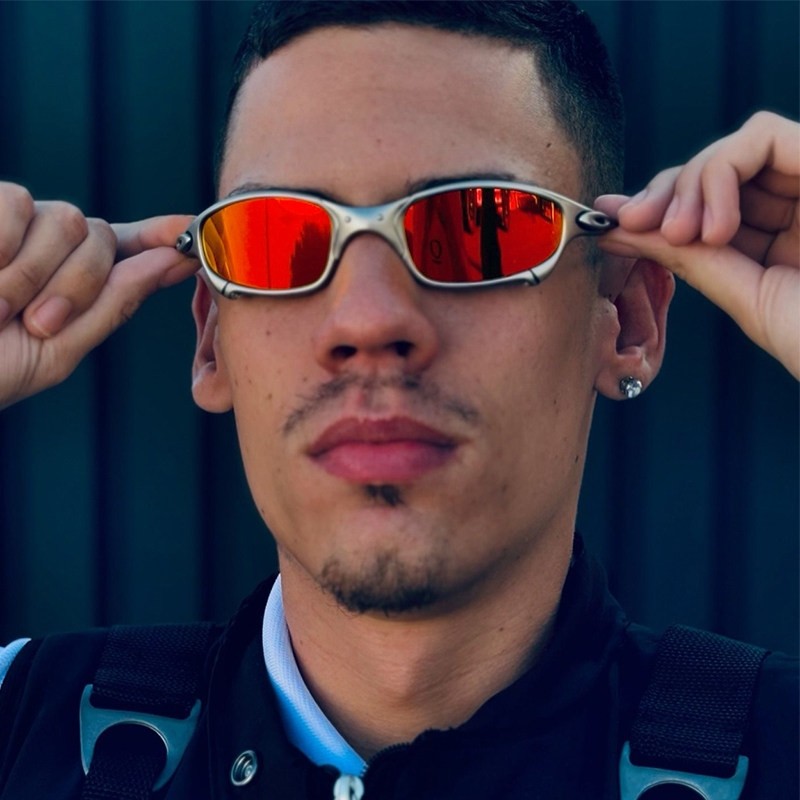 户外骑行眼镜近视防风反光赛博朋克y2k墨镜男2025新款防晒偏光