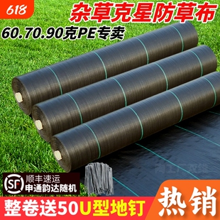 防草布耐用透气保湿果园果树遮草盖草布农用地布加密地钉透水种植
