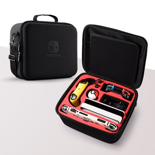 适用于switch收纳包switcholed保护套壳大容量便携底座双手柄硬壳包ns卡带盒switch全套配件siwch硬主机手柄