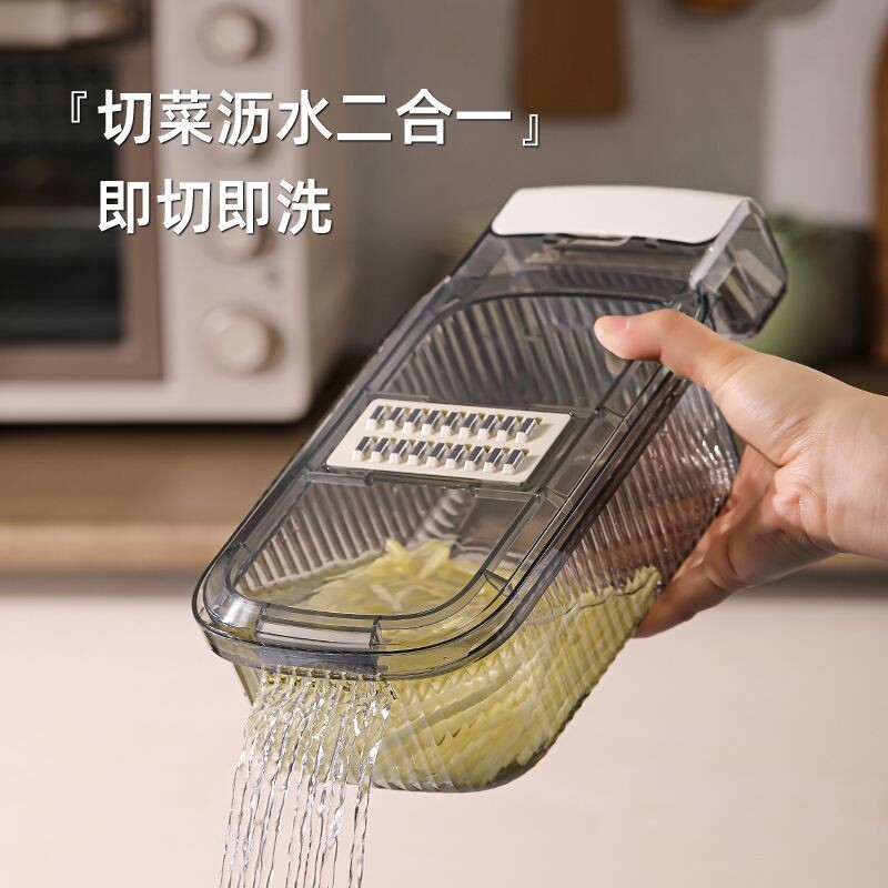 土豆丝神器刨丝器擦丝器厨房家用不伤手厨房刮丝擦子萝卜丝切菜器图片