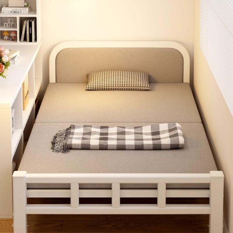 单人床家用折叠床出租房小床加床一米二简易床成人1米5双人床午休