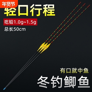 纳米浮漂鲫鱼漂鱼漂高灵敏轻口冬钓行程长尾枣核型黑坑醒目