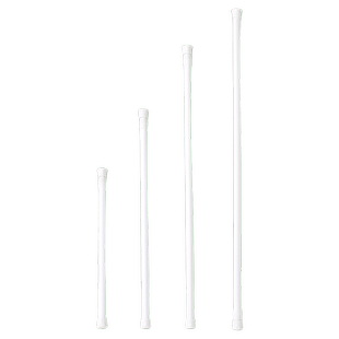 伸缩杆免打孔窗帘杆安装浴帘迷你收缩杆细杆子晾衣杆飘窗浴室承重