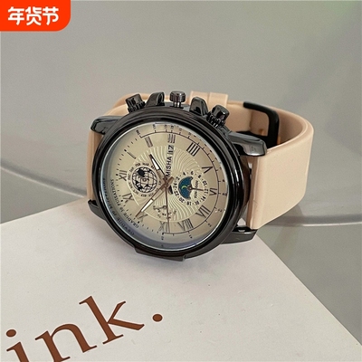 2024新款小众设计感学生硅胶手表