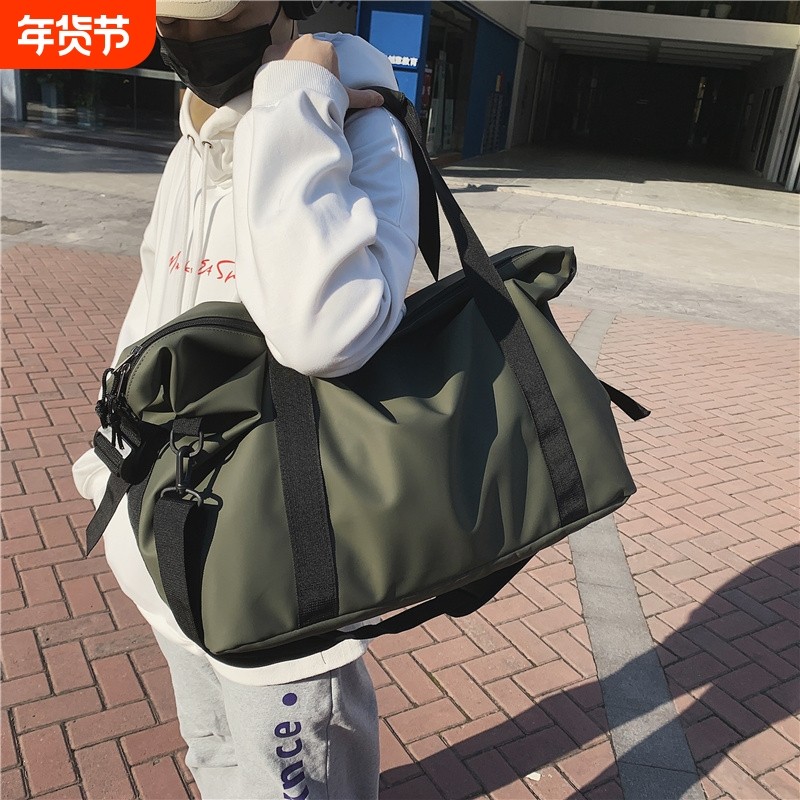 短途旅行包男大容量运动健身包轻便手提行李包出差旅游收纳包提包