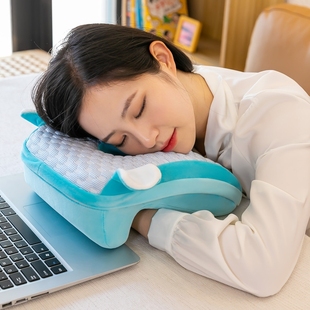 四季 办公室午睡枕小学生趴睡枕成人凉感卡通可拆洗神器记忆棉软垫