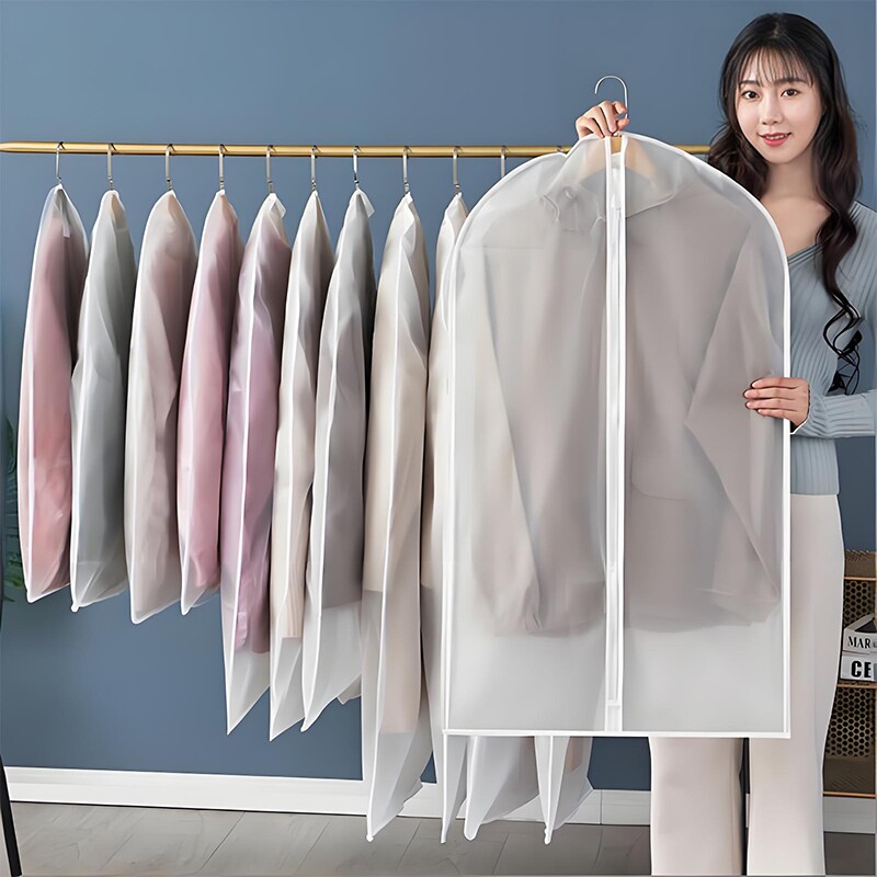 衣服防尘罩挂衣袋衣物家用透明防尘套西装挂式羽绒服大衣袋子衣柜