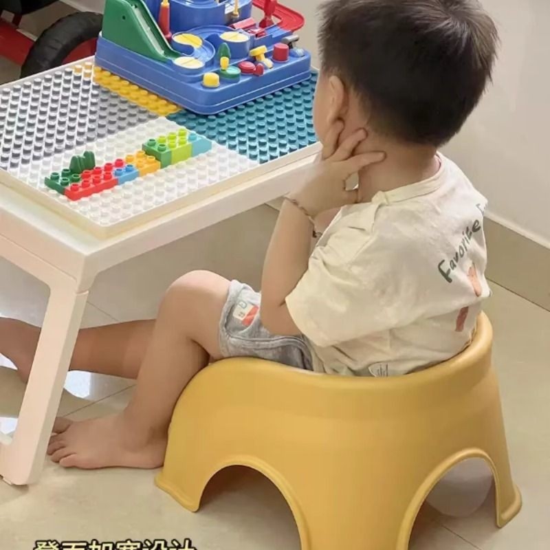 儿童宝宝小凳子靠背椅一岁矮凳塑料餐椅子舒服久坐板凳洗澡换鞋凳