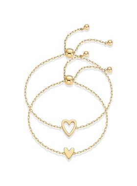 甜美少女不锈钢心形镂空可调节手链简约ins风送闺蜜女友手链