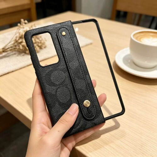 适用三星GalaxyZ Fold8Ultra手机壳fold7腕带6/5商务GalaxyFold4小众W25保护套Fold3折叠W24/23典藏版fold2