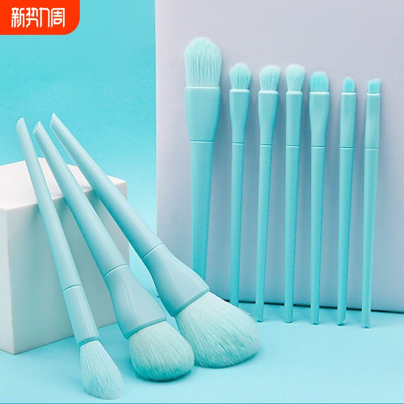 糖果10眼影化妆初学者粉底套装腮红柔软刷子粉刷工具软毛全套