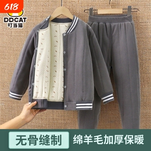 小学生棉衣内胆加厚夹棉儿童棉服男童女童棒球服外套 校服神器冬季