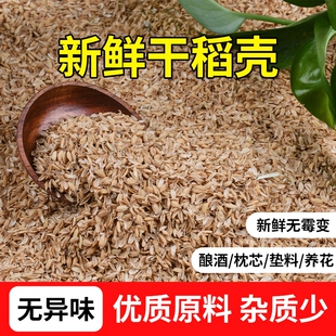 稻壳稻谷壳发酵酿酒花草营养土拌土种植谷糠晒干园艺专用谷壳