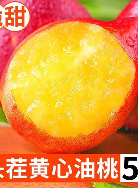 黄心油桃新鲜应季大桃子现摘水果水蜜脆桃清香脆甜多汁整箱包邮