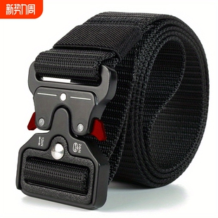 带 快扣皮带户外登山裤 扣头眼镜蛇尼龙战术腰带男女工装 裤