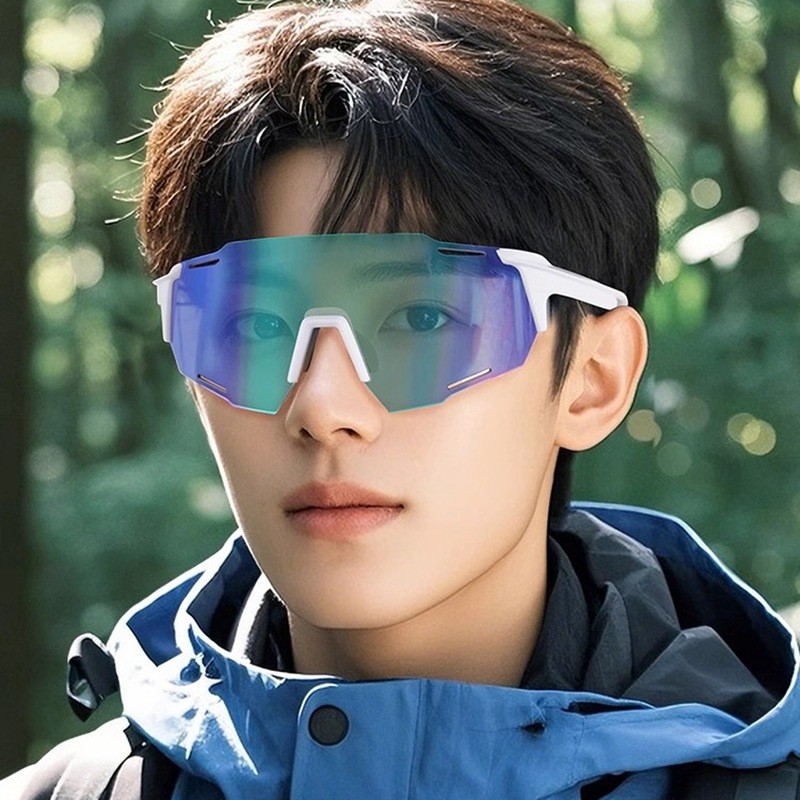 变色日夜两用骑行眼镜自行车跑步户外运动镜防风护目镜男女太阳镜