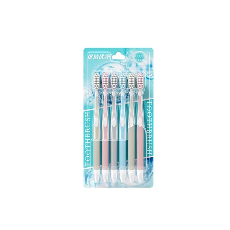 6支套装高密成人牙刷