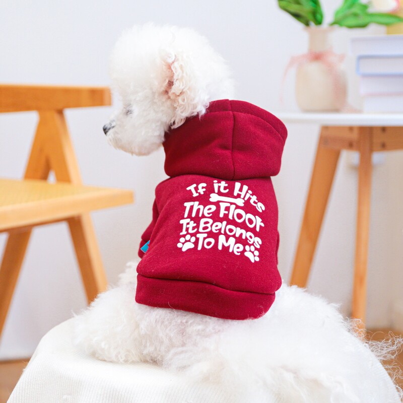PETCIRCLE宠物圈 宠物衣服狗狗猫猫服装服饰地上都归我枣红