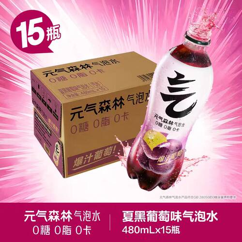 元气森林气泡水480ml/瓶