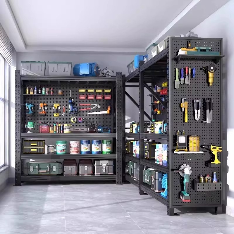 仓储货架洞洞板五金工具架仓库置物架落地货物架阳台多层客厅承重