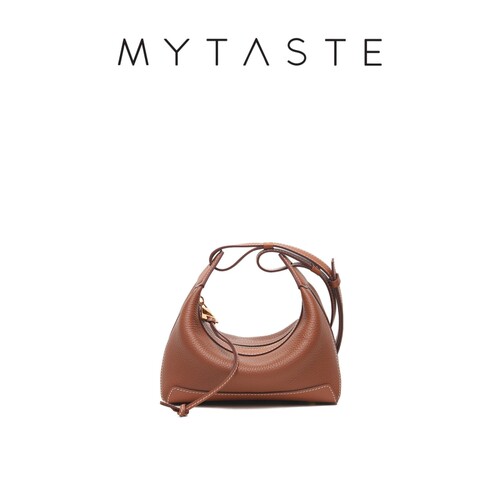 MYTASTE小号风筝系列饭盒包小众腋下法棍包高级感真皮斜挎包女
