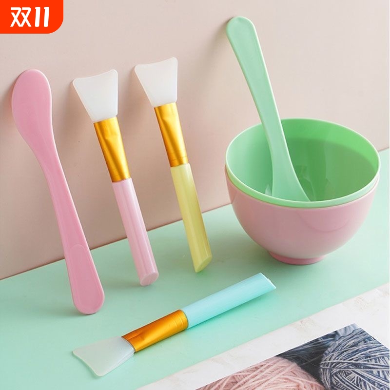美容院用面膜勺面膜碗分装美妆搅拌diy美容化妆用具塑料碗调合碗