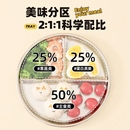 304不锈钢儿童餐盘宝宝加厚分格饭盘减脂快餐盒盘分餐三格定量