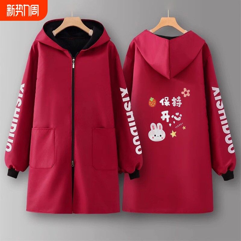 成人防脏围裙厨房家用2026新款罩衣春秋季加厚男女同款工作服大褂