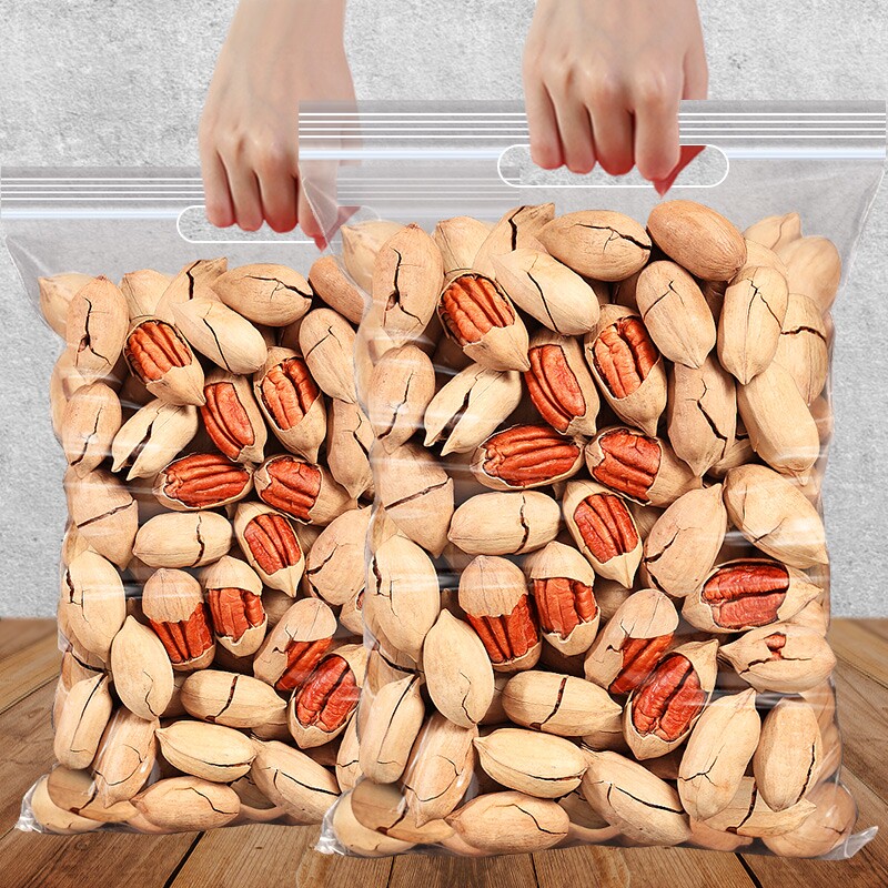 碧根果500g长寿果干果果仁坚果炒货核桃休闲零食小吃罐装新鲜健康