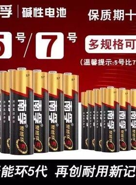 南孚电池手电筒正品5号7号碱性五号七号玩具电视空调遥控器手电筒
