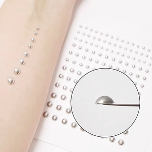 T唇钉贴A1pl200 饰品 自粘免打孔无洞眉钉唇钉贴眼妆饰品贴脸部装