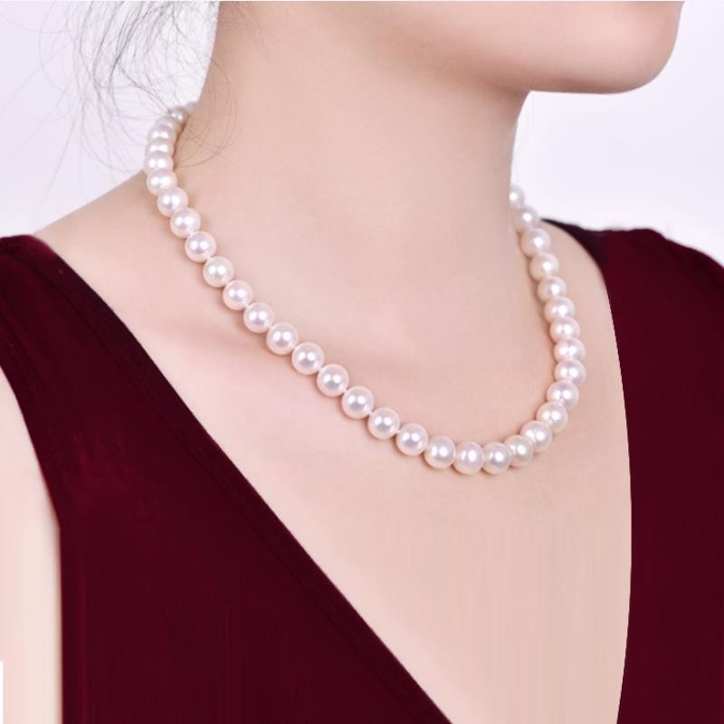 南海母贝珍珠项链秋冬女新中式锁骨链百搭高级感小众串珠颈链饰品
