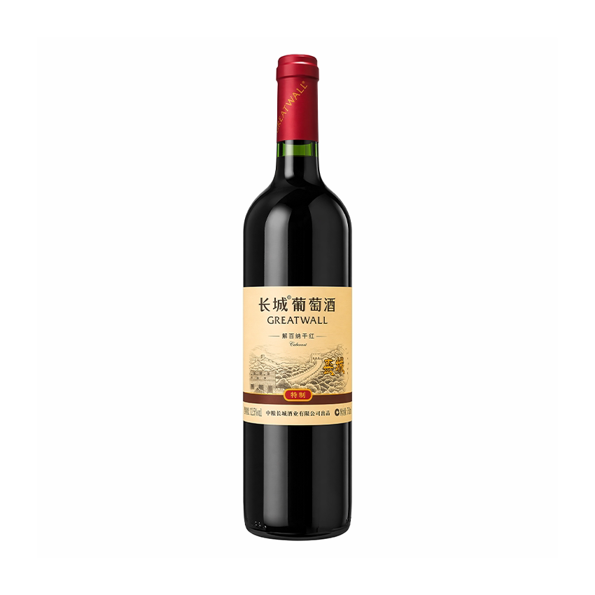 长城红酒特制解百纳干红750ml*1瓶*2瓶*3瓶*6瓶红葡萄酒国产精选