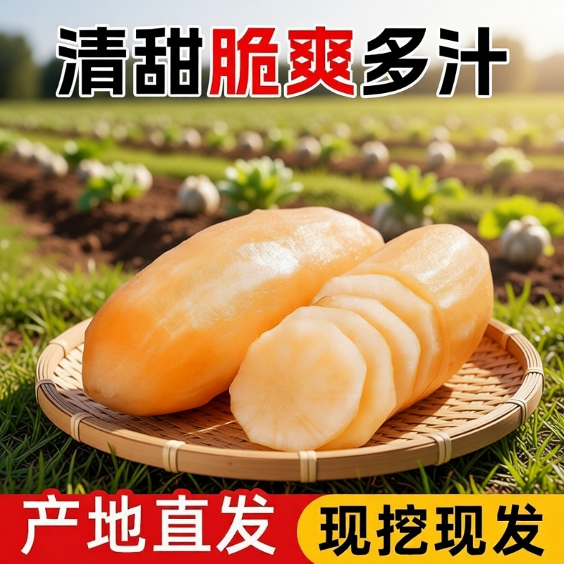 【精选】正宗云南高山雪莲果新鲜水果现挖精品水果新鲜现挖天山果