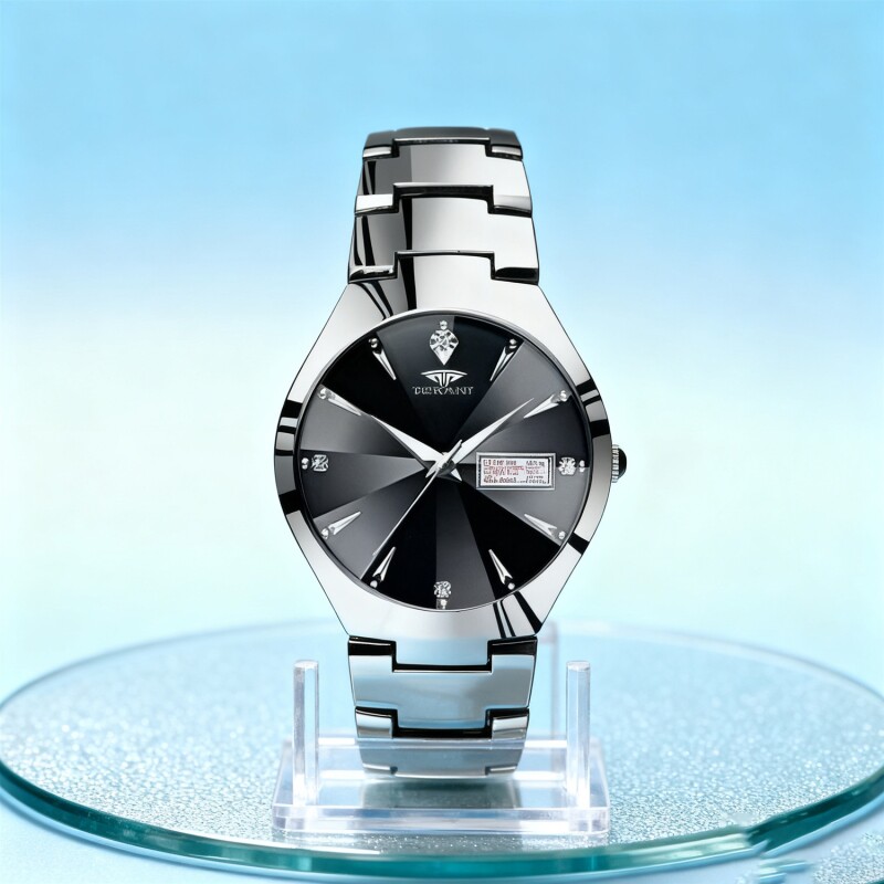 瑞士同款青少年初高中学生手表男款简约潮流全自动机械防水石英表