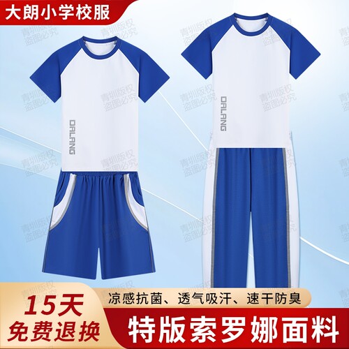 东莞大朗小学生公立统一校服套装