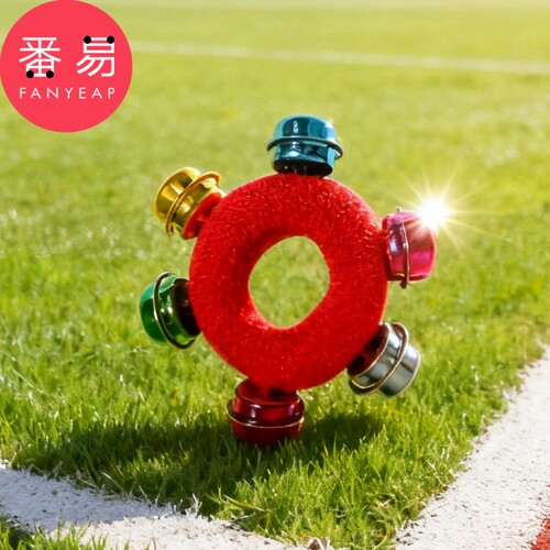 手腕铃铛A1vl001-运动会入场舞蹈表演彩色响铃皮筋铃铛手花手环