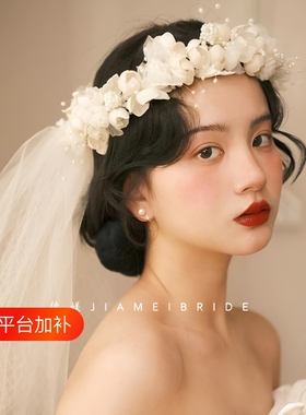 复古花环式头纱|157人收藏