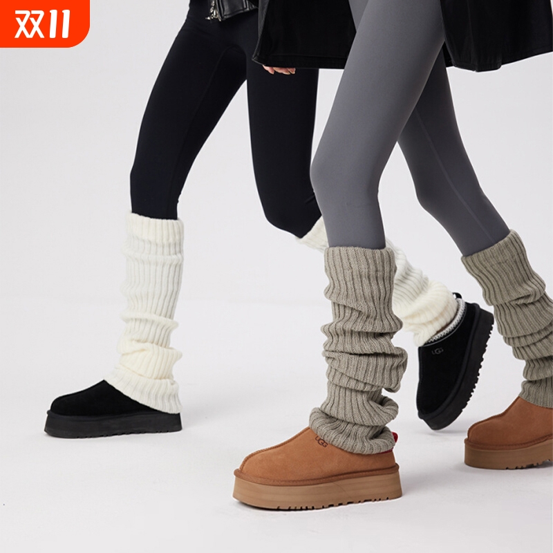 堆堆袜套袜子女春秋季辣妹韩版小腿袜保暖加厚日系长袜搭配雪地靴