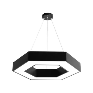 六边形吊灯led异形造型灯创意蜂巢办公室健身房六角形工业风灯具