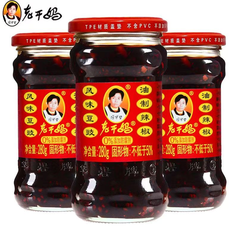 陶华碧老干妈风味豆豉油辣椒280g图片