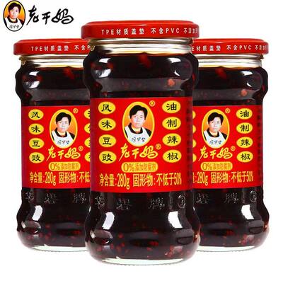 陶华碧老干妈风味豆豉油辣椒280g