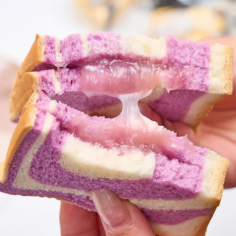 芋泥紫米面包夹心吐司超软整箱早餐手撕速食代餐充饥零食饱腹美味