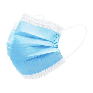 医用外科口罩一次性单独立包装医疗正品官方旗舰店蓝色白健稳粉尘